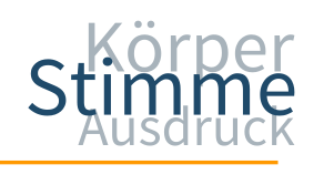 Körper Stimme Ausdruck Logo